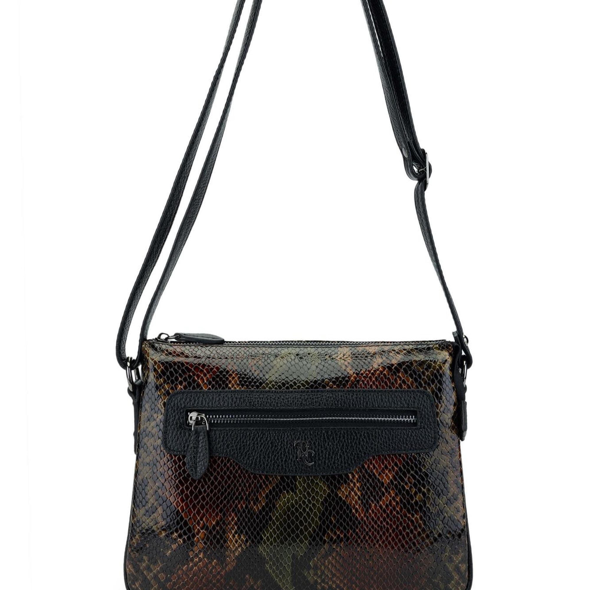 Tamer Tanca Kadın Hakiki Deri Yeşil Omuz Çanta