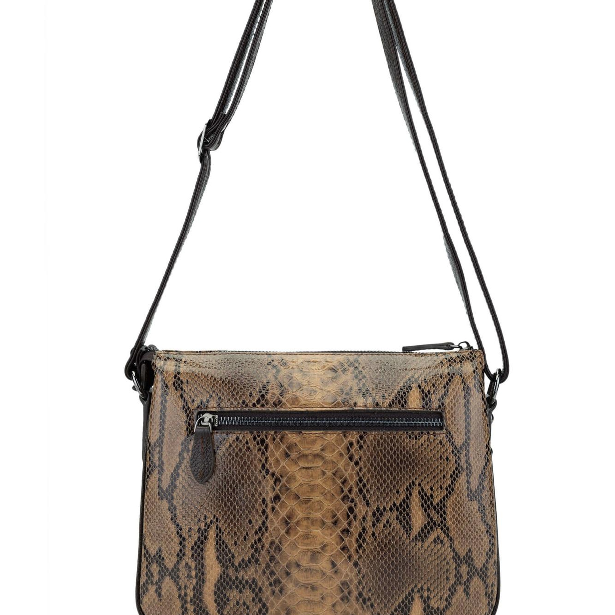 Tamer Tanca Kadın Hakiki Deri Kahverengi Omuz Çanta