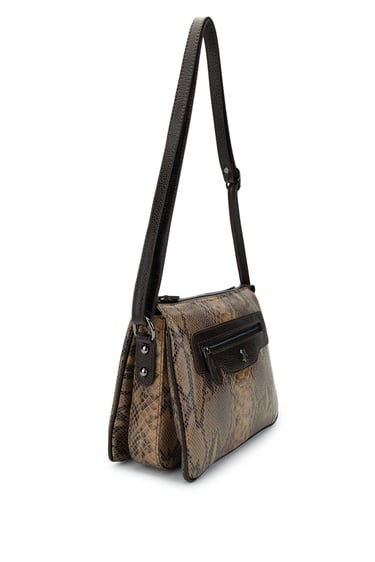  Tamer Tanca Kadın Hakiki Deri Kahverengi Omuz Çanta