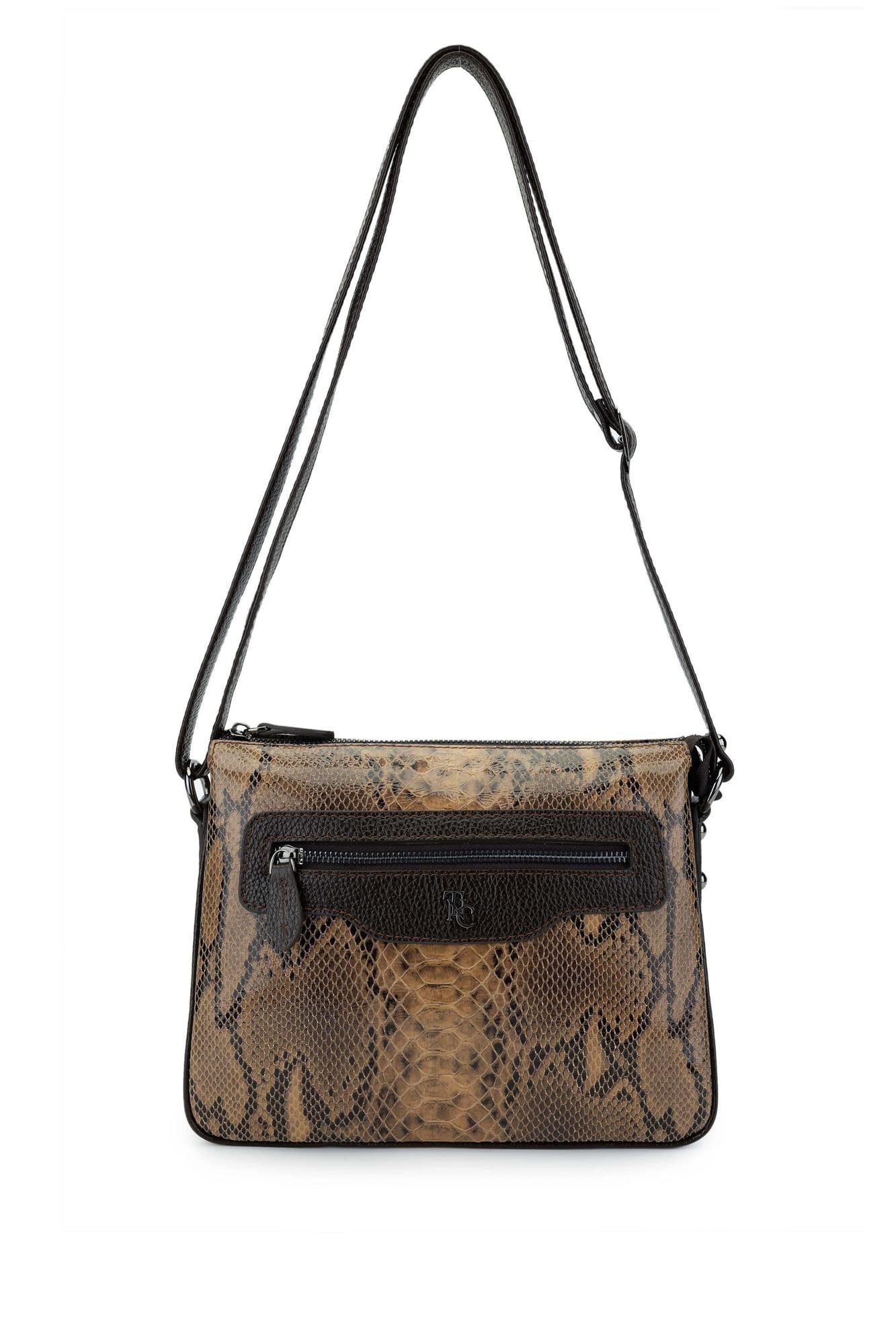  Tamer Tanca Kadın Hakiki Deri Kahverengi Omuz Çanta