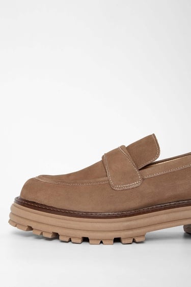  Tamer Tanca Kadın Hakiki Deri Vizon Nubuk Loafer Ayakkabı