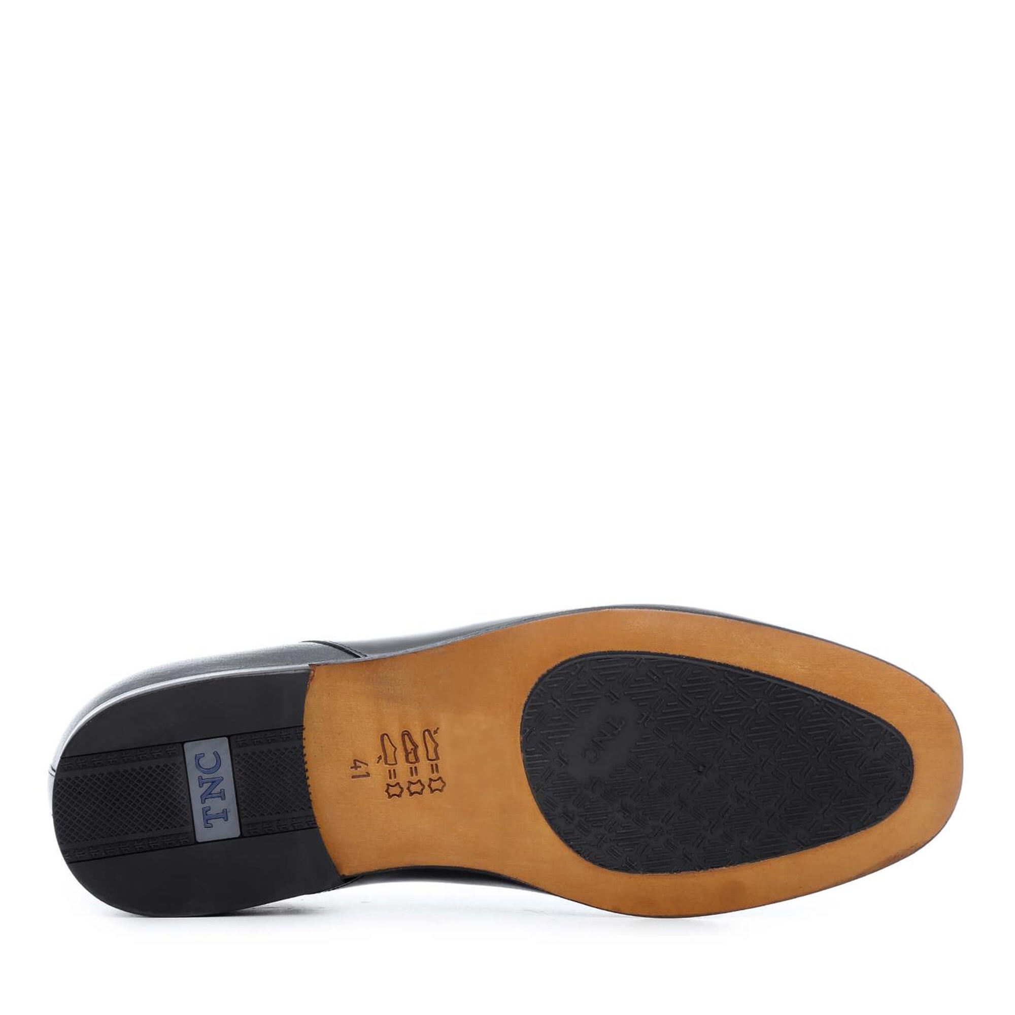 Tamer Tanca Erkek Hakiki Deri Siyah Klasik Ayakkabı