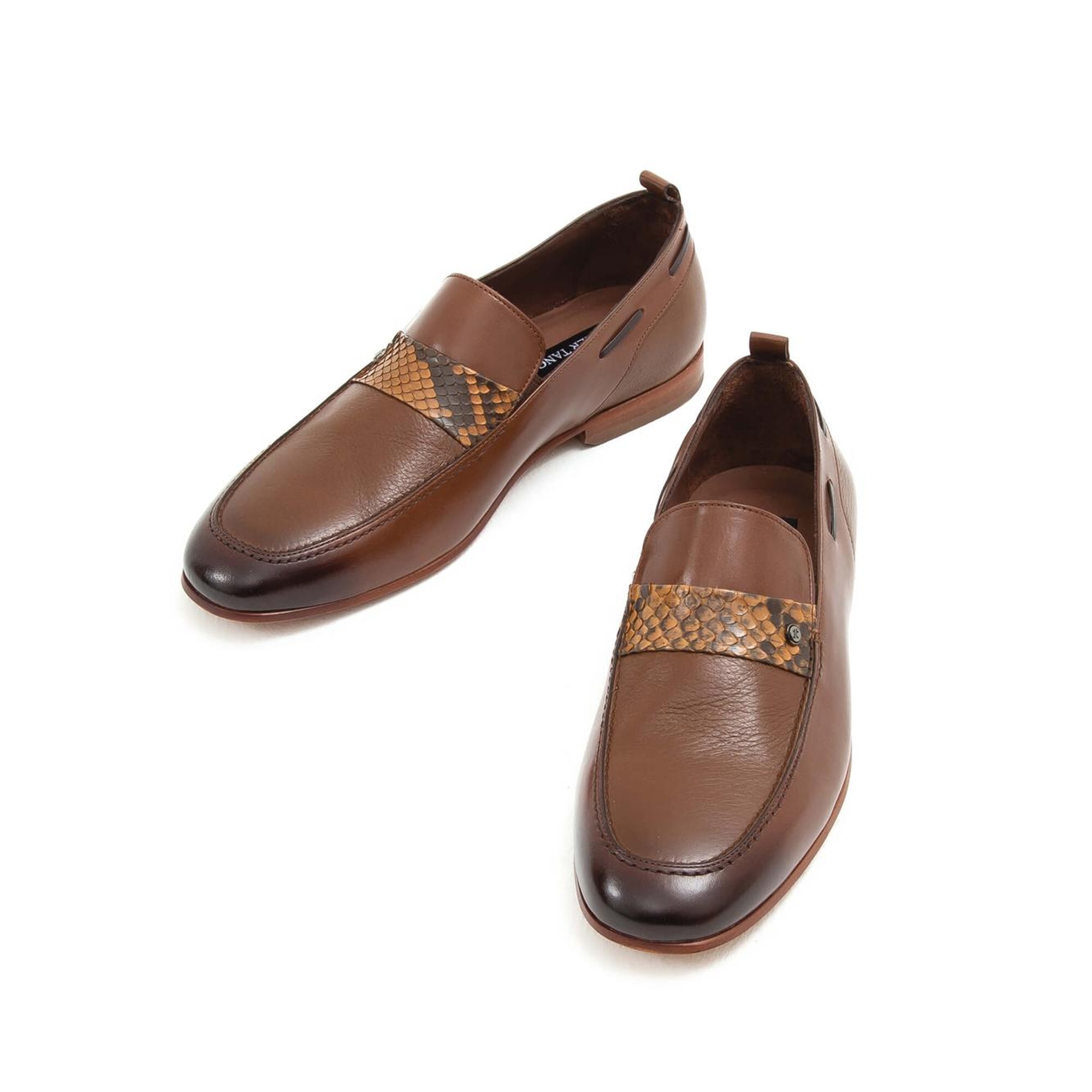 Tamer Tanca Erkek Hakiki Deri Taba Klasik Ayakkabı