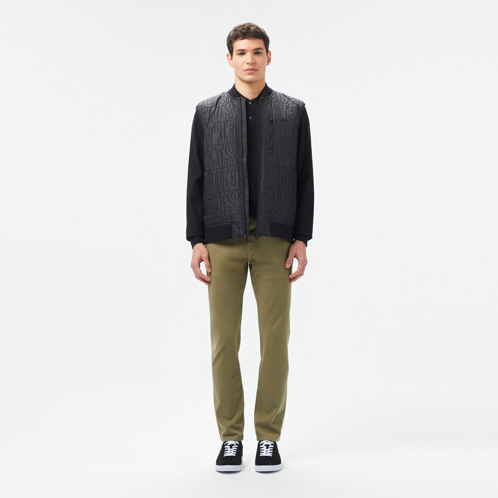 Lacoste Erkek Slim Fit Haki Jean Pantolon