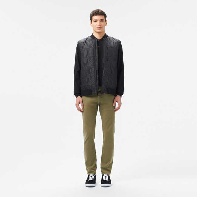  Lacoste Erkek Slim Fit Haki Jean Pantolon