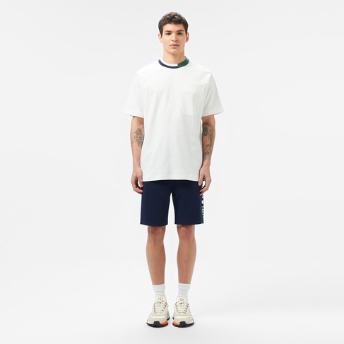  Erkek Regular Fit Baskılı Lacivert Şort