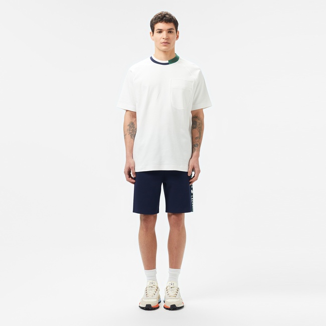  Erkek Regular Fit Baskılı Lacivert Şort