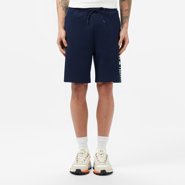  Erkek Regular Fit Baskılı Lacivert Şort