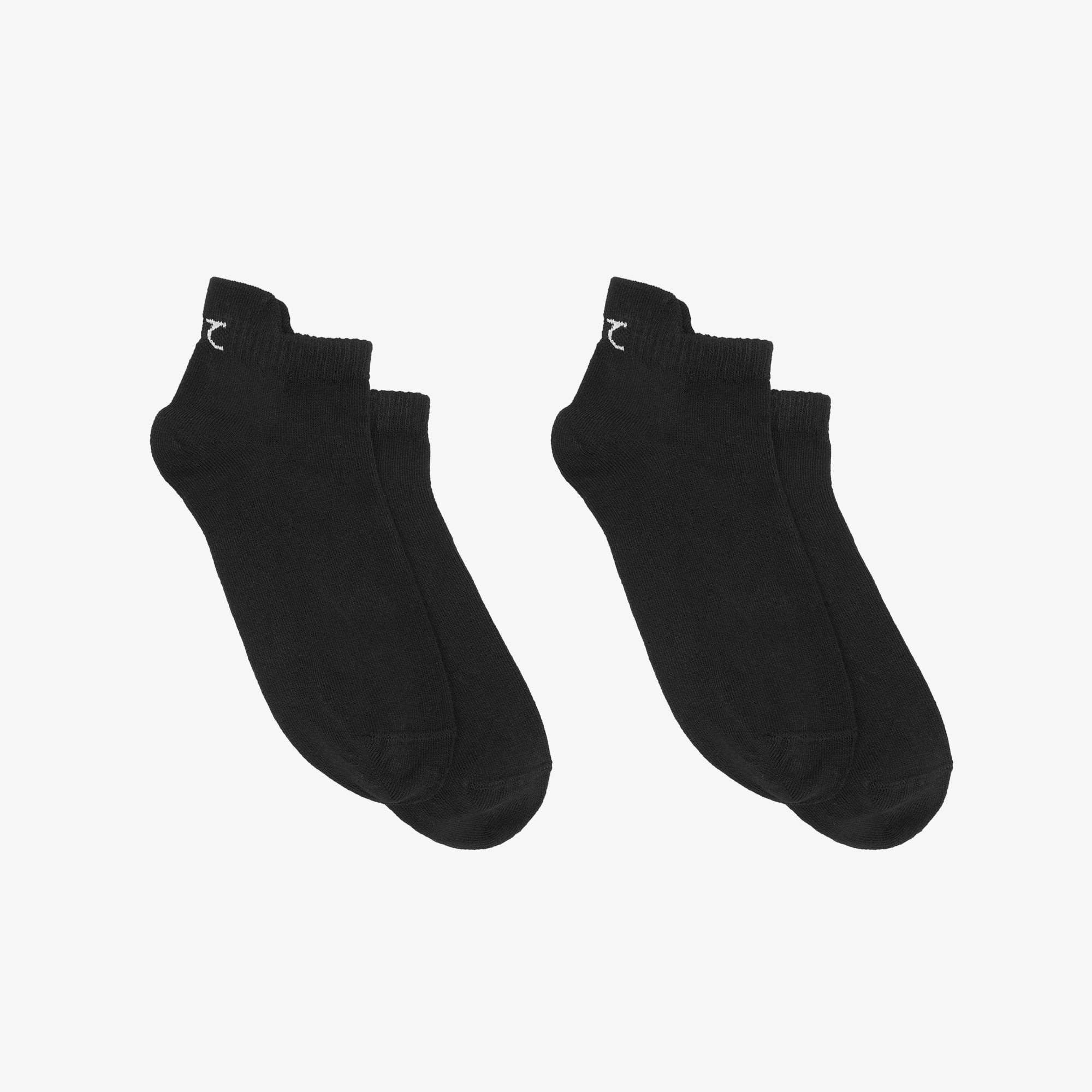 UNITED4 Patik Destekli Unisex Siyah 2li Çorap