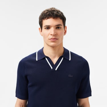  Erkek Polo Yaka Lacivert Triko