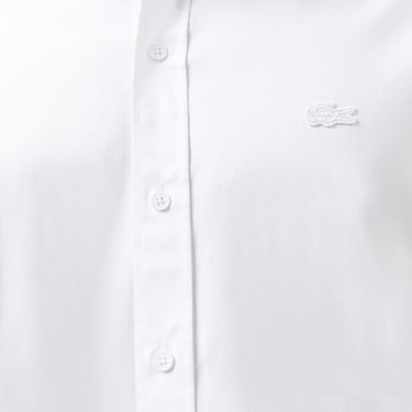  Lacoste Erkek Slim Fit Beyaz Gömlek