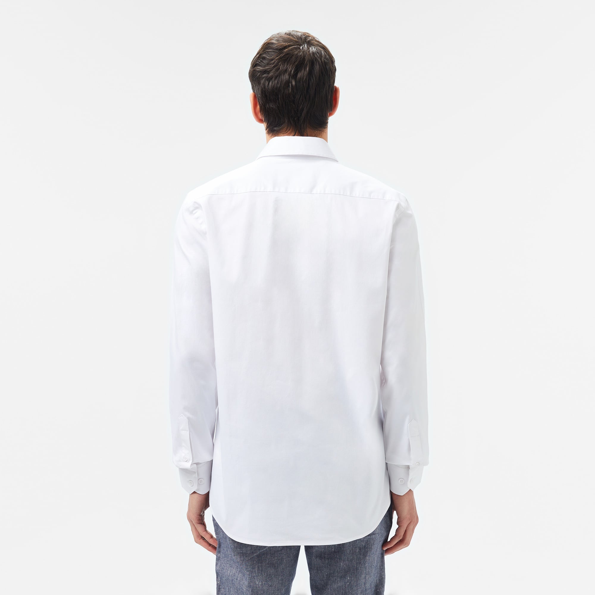 Lacoste Erkek Slim Fit Beyaz Gömlek