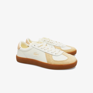  Lacoste Baseshot Pro Kadın Sarı Sneaker