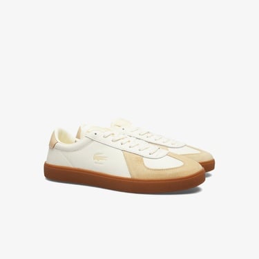  Lacoste Baseshot Pro Erkek Bej Sneaker