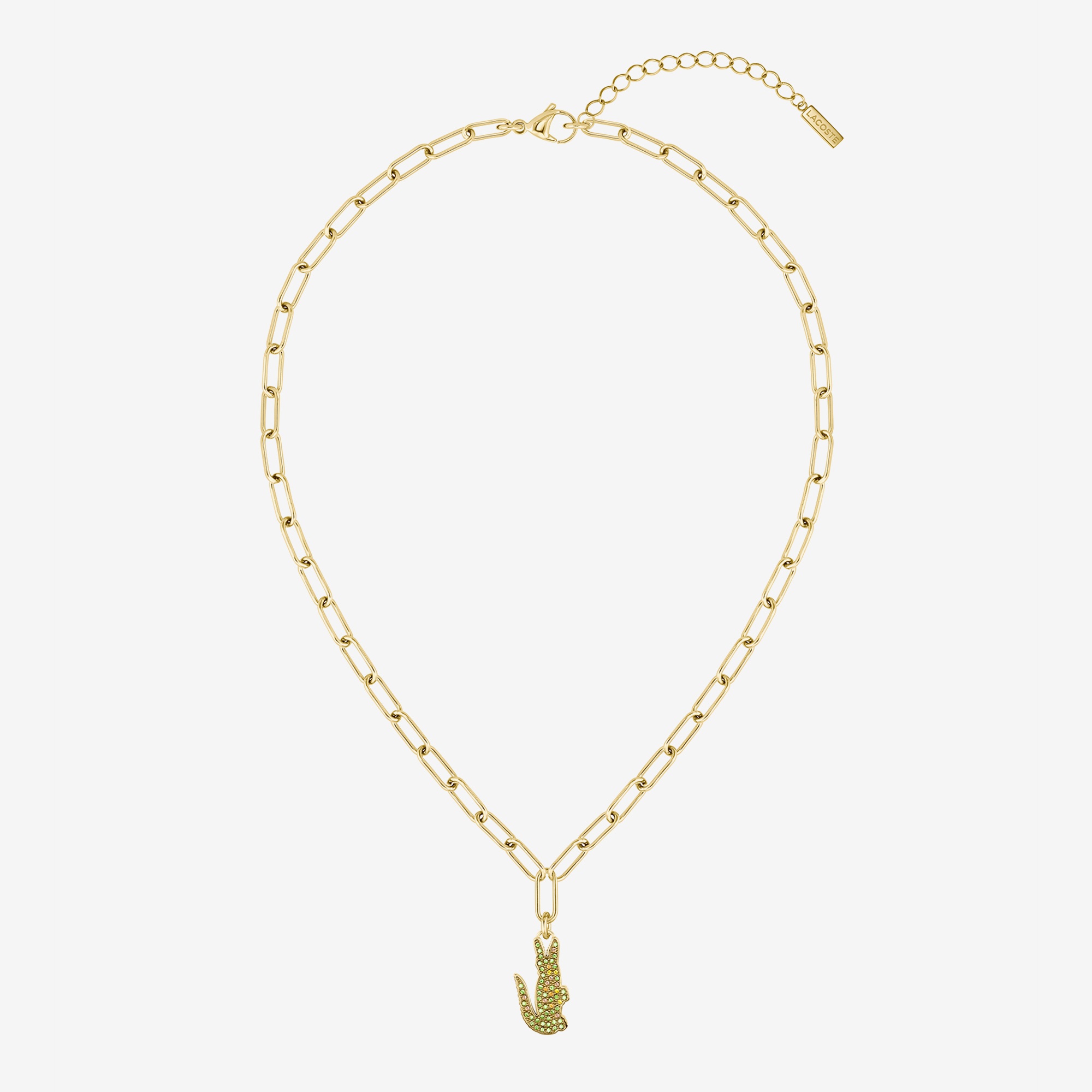 Lacoste Crocodile Kadın Sarı Kolye
