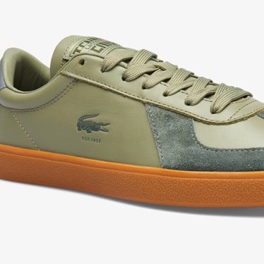  Lacoste Baseshot Pro Erkek Haki Sneaker