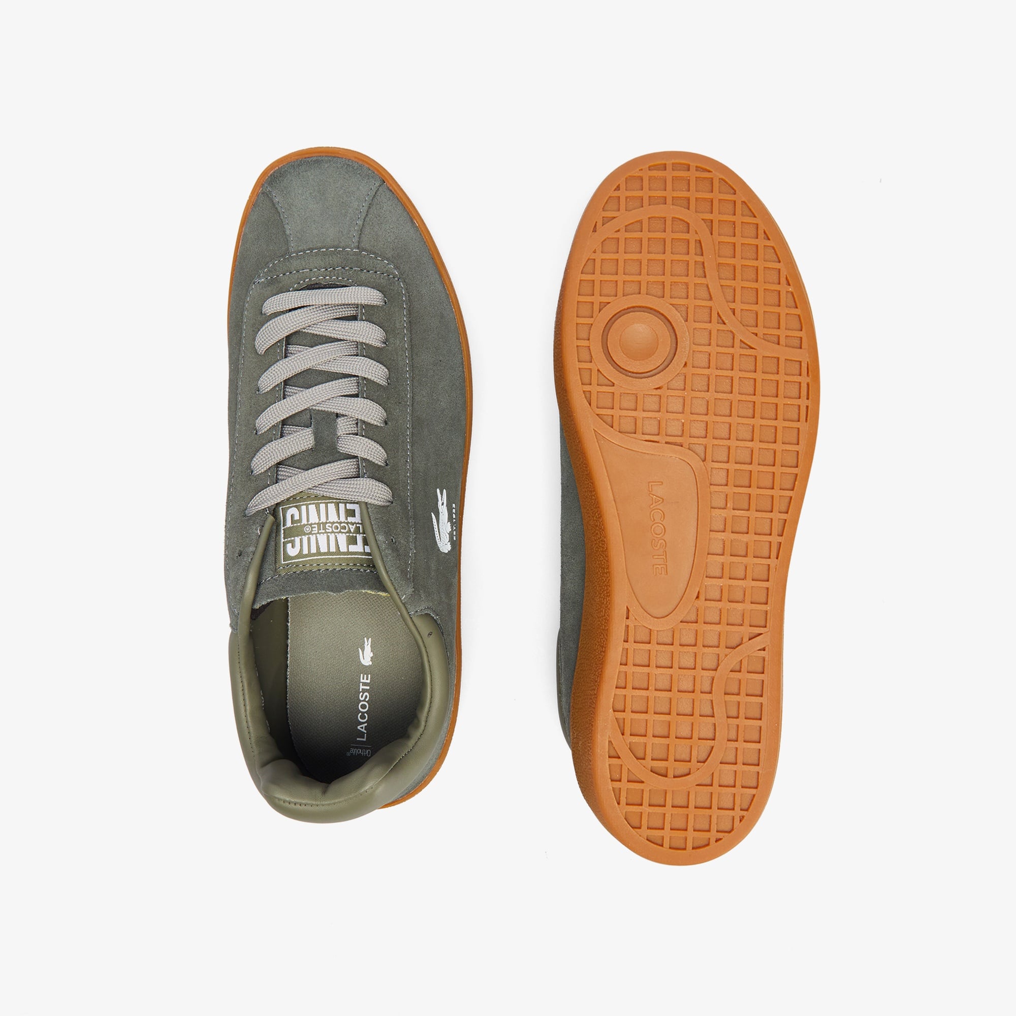 Lacoste Baseshot Erkek Haki Sneaker