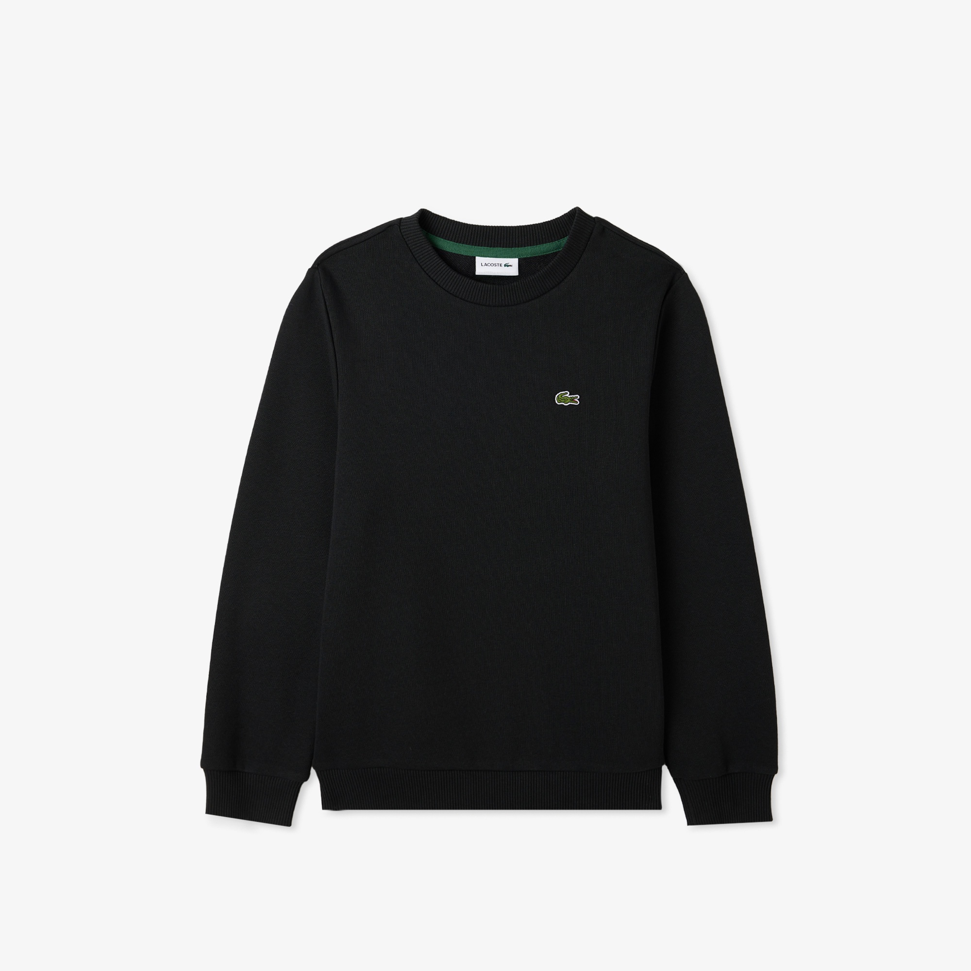 Lacoste Çocuk Bisiklet Yaka Siyah Sweatshirt