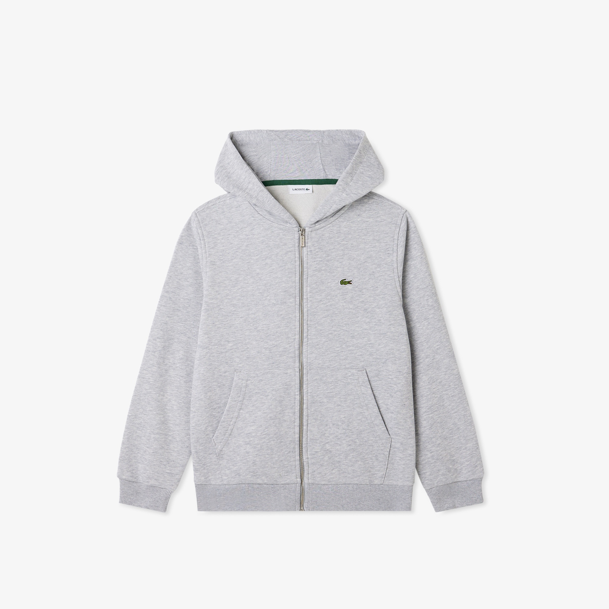 Lacoste Çocuk Kapüşonlu Gri Sweatshirt