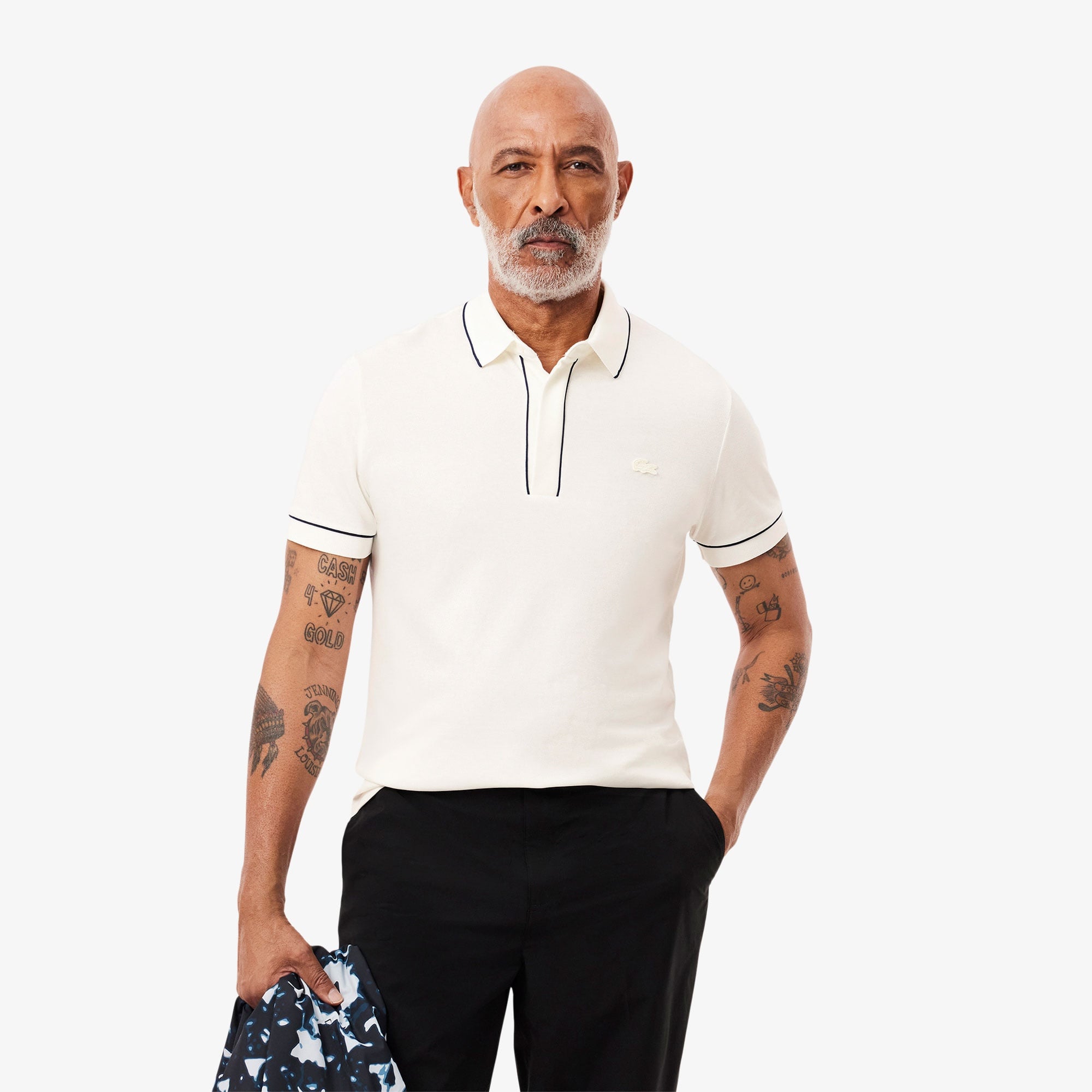 Lacoste Paris Erkek Regular Fit Beyaz Polo