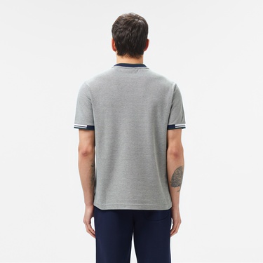  Lacoste Erkek Regular Fit Bisiklet Yaka Gri T-Shirt