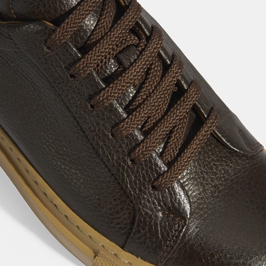  Eliseo Kahve Erkek Deri Bağcıklı Günlük Ayakkabı