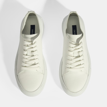  Denissy Beyaz Erkek Deri Günlük Ayakkabı