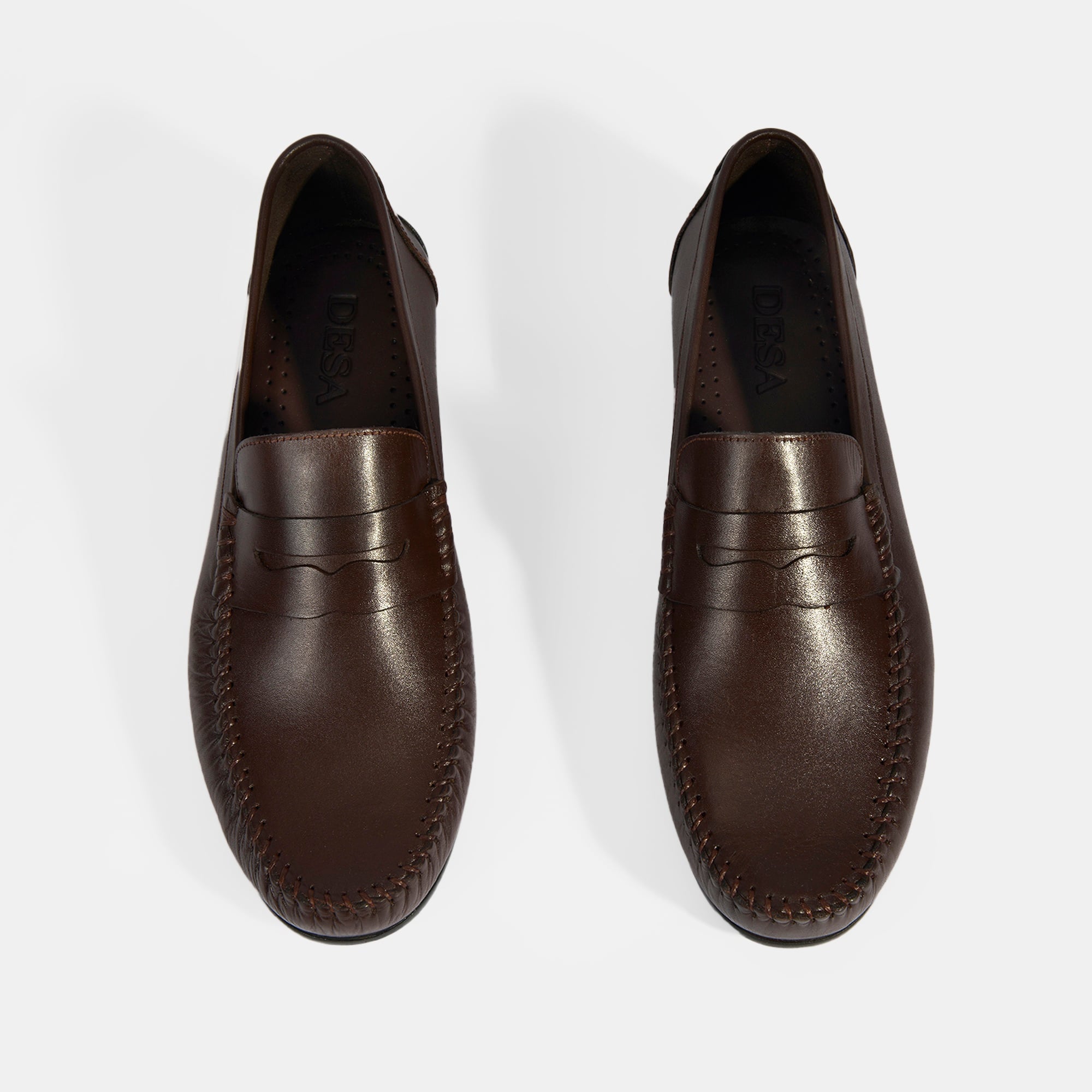 Jovian Kahve Erkek Deri Slip-On Loafer
