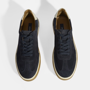  Lianra Lacivert Erkek Süet Bağcıklı Günlük Ayakkabı