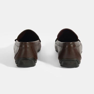  Jovian Kahve Erkek Deri Slip-On Loafer