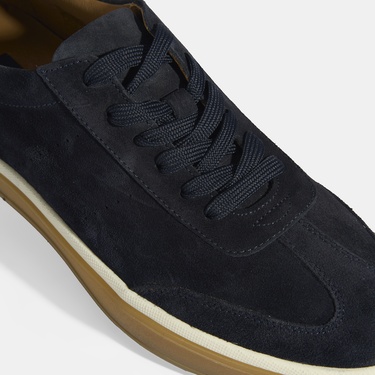  Lianra Lacivert Erkek Süet Bağcıklı Günlük Ayakkabı