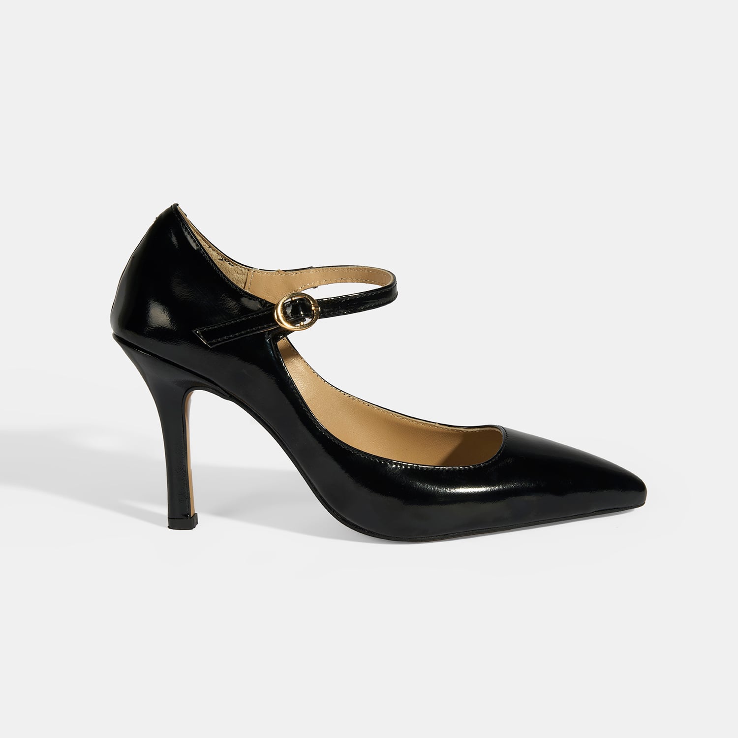  Kadın Siyah Topuklu Klasik Ayakkabı