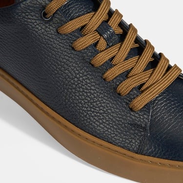  Monikar Lacivert Erkek Deri Bağcıklı Günlük Ayakkabı