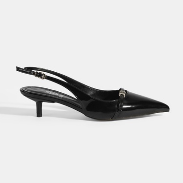  Kadın Siyah Topuklu Klasik Ayakkabı