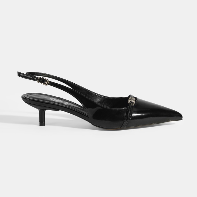  Kadın Siyah Topuklu Klasik Ayakkabı