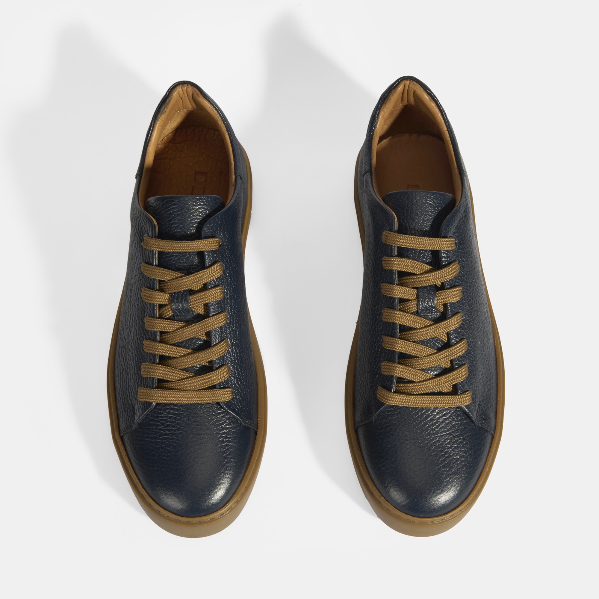 Monikar Lacivert Erkek Deri Bağcıklı Günlük Ayakkabı