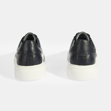  Reminya Lacivert Erkek Deri Bağcıklı Günlük Ayakkabı