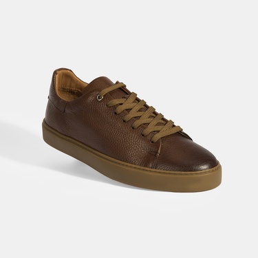  Monikar Taba Erkek Deri Bağcıklı Günlük Ayakkabı