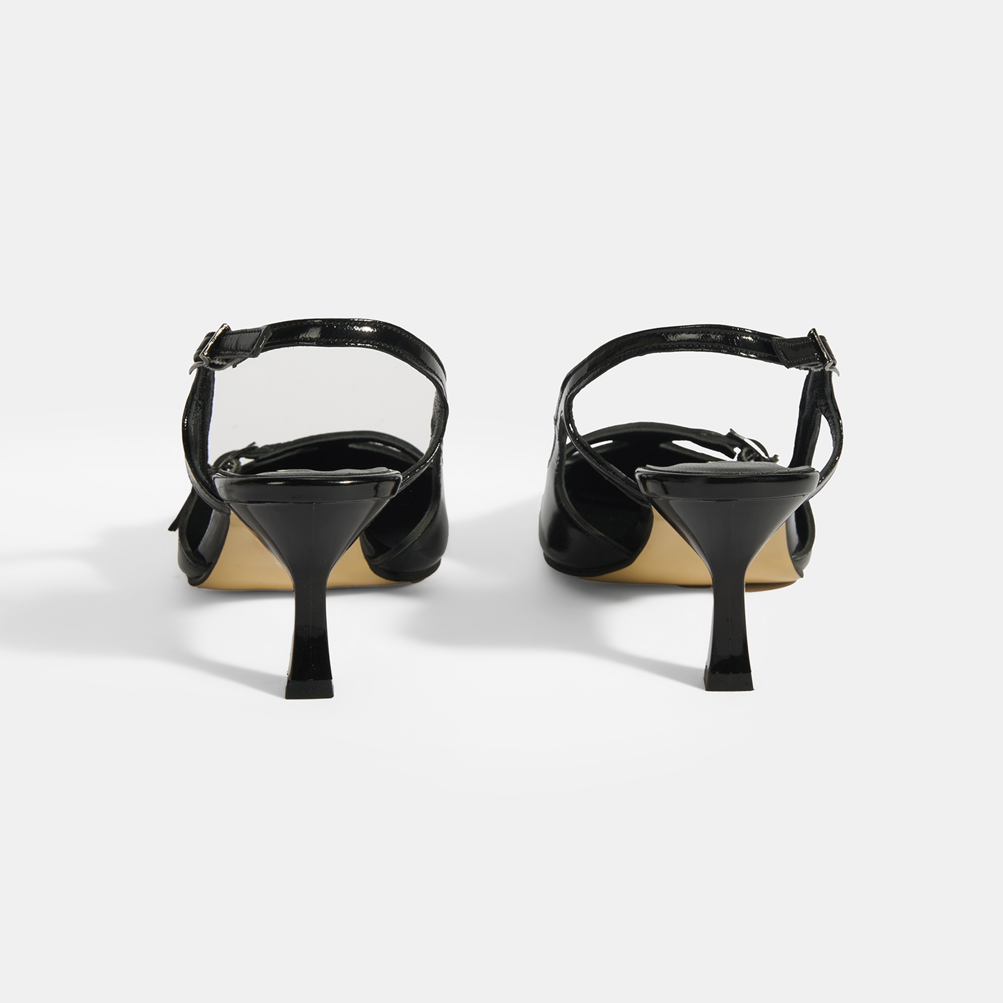 Limited Edition Siyah Kadın Rugan Topuklu Ayakkabı