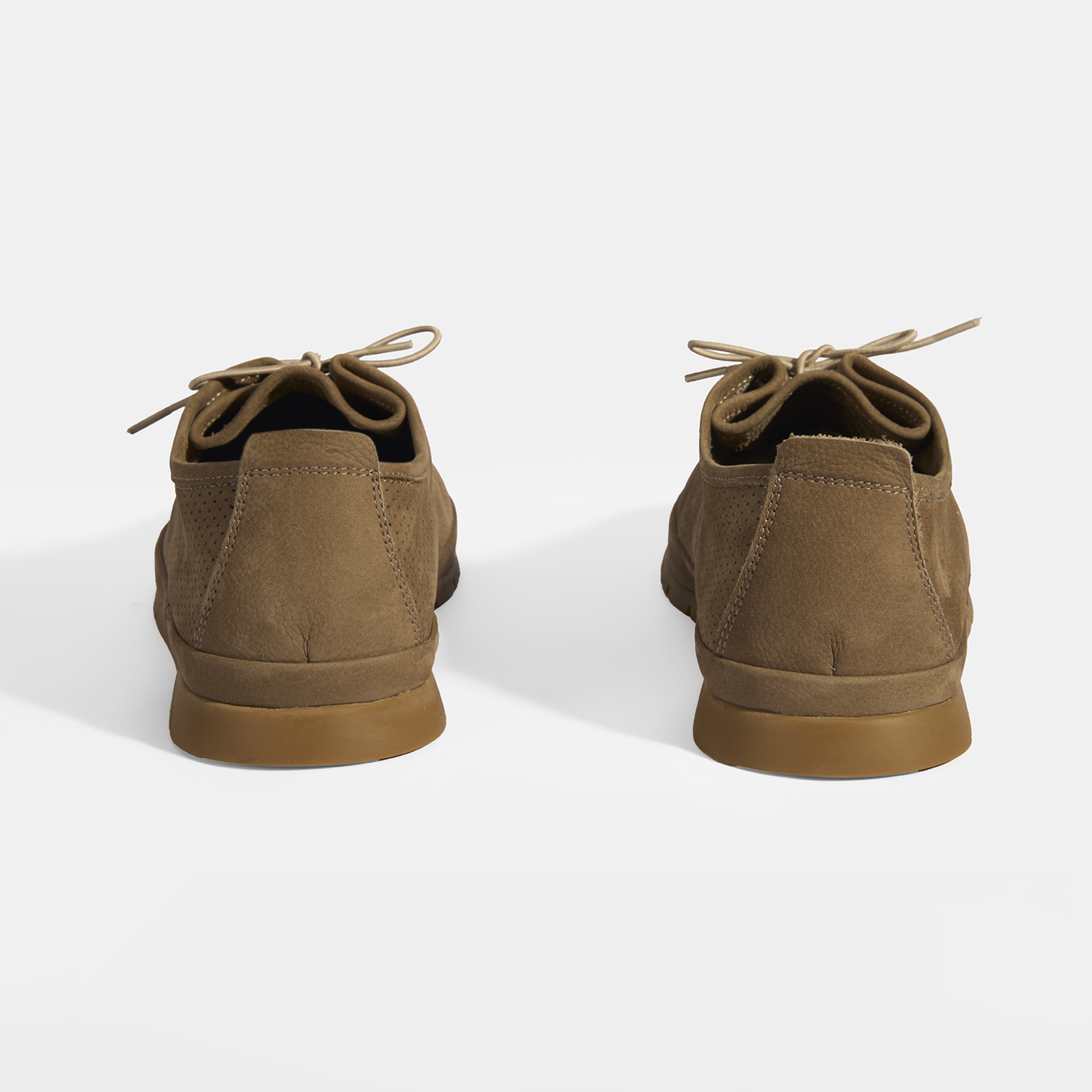 Erkek Vizon Bağcıklı Deri Ayakkabı