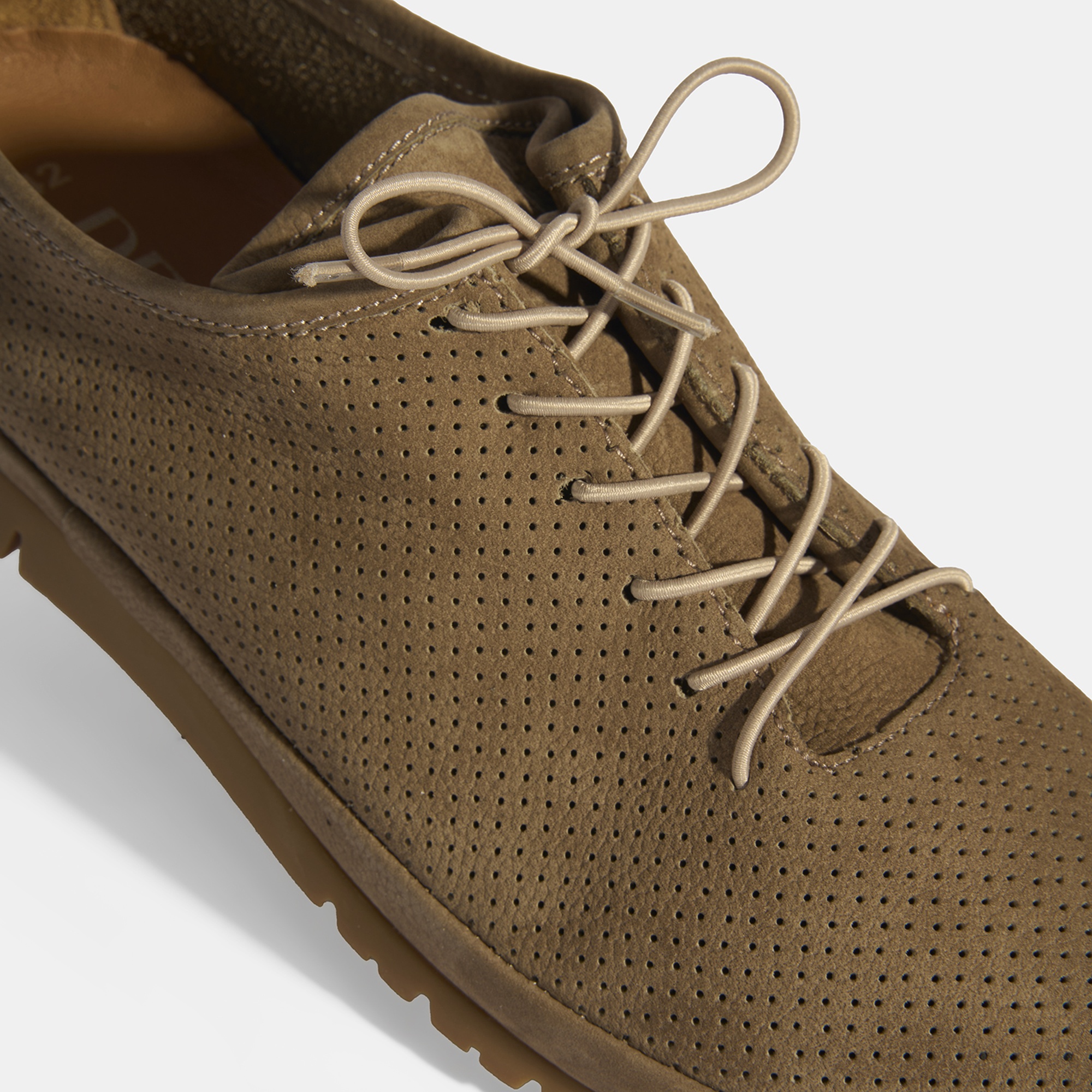 Erkek Vizon Bağcıklı Deri Ayakkabı