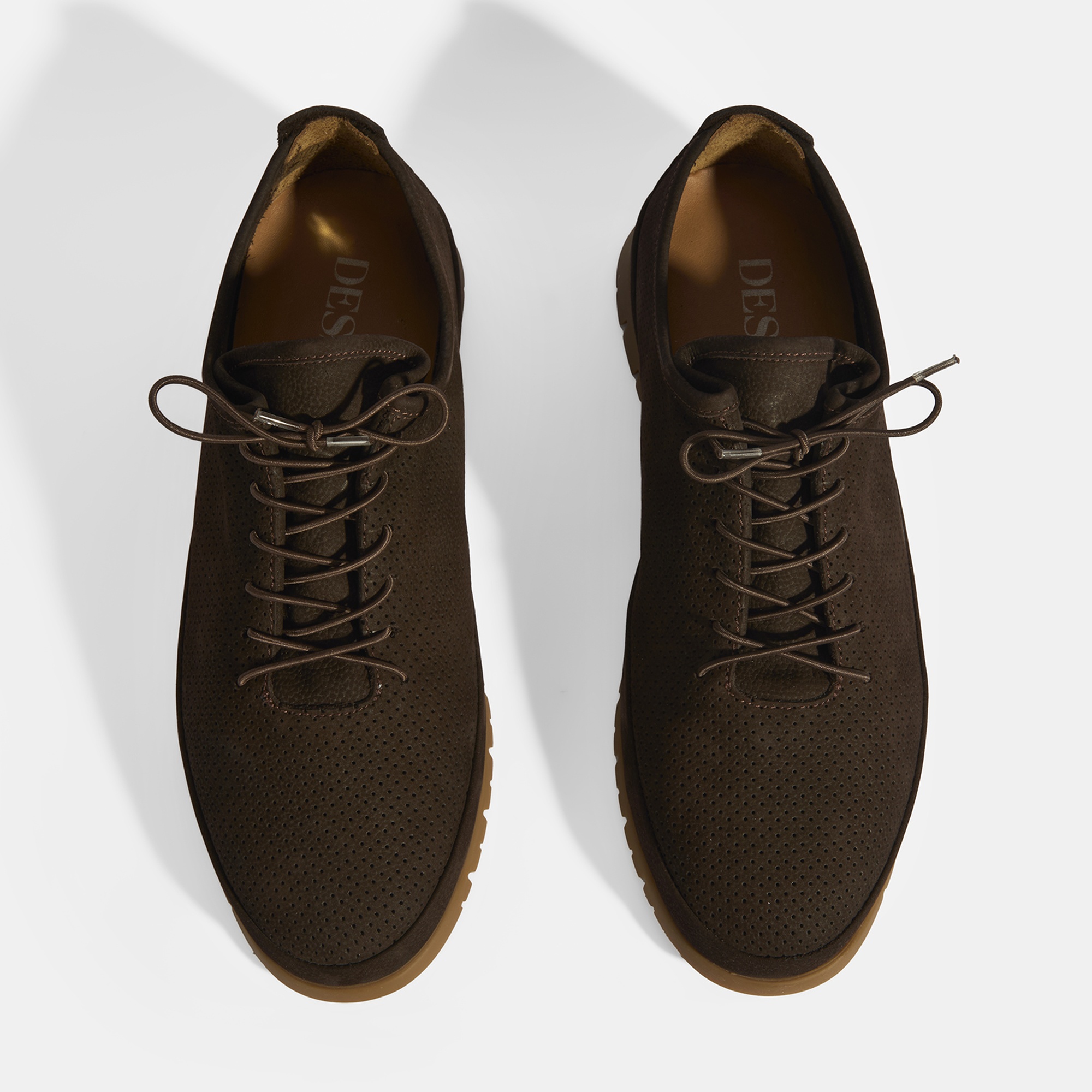 Erkek Koyu Kahve Bağcıklı Deri Ayakkabı