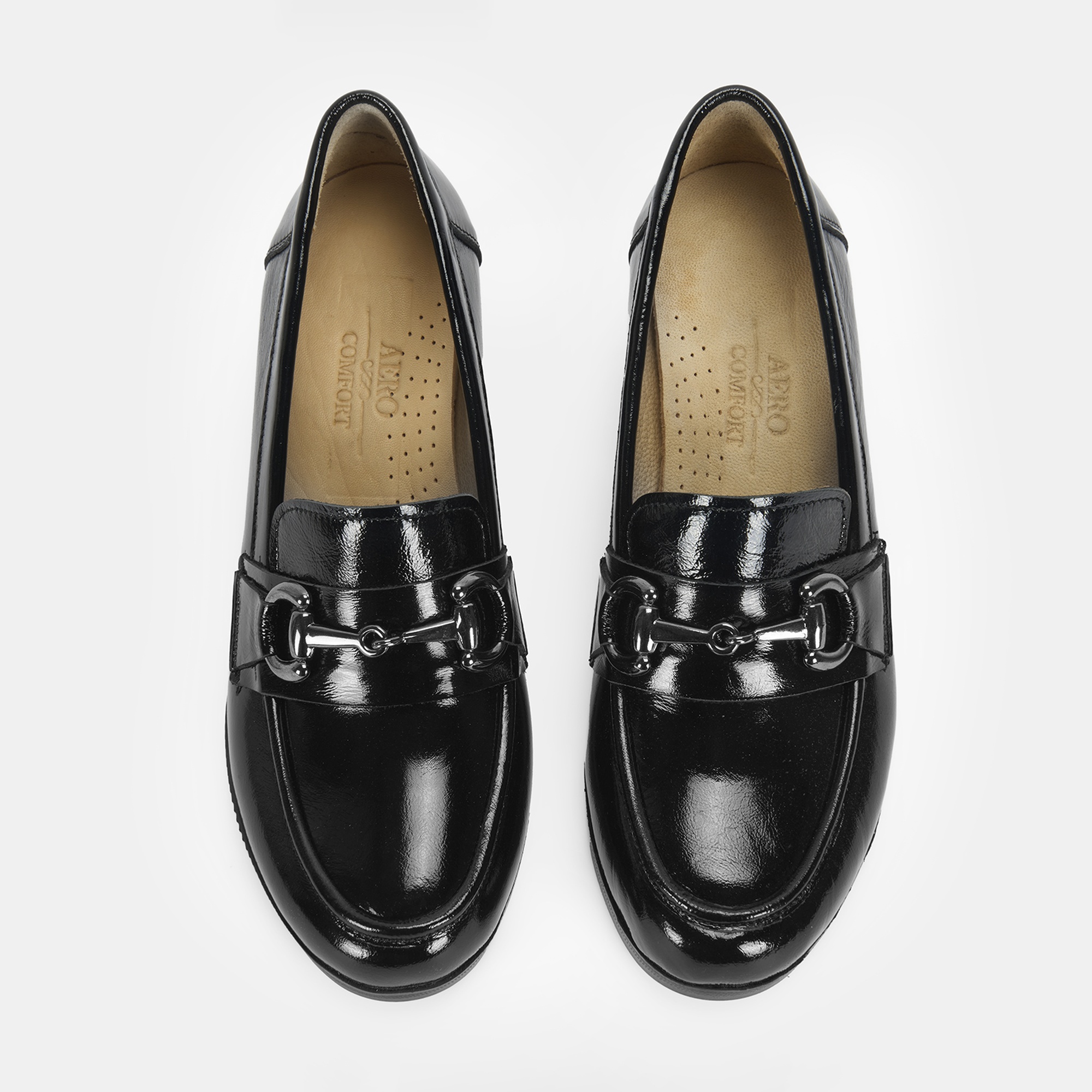 Kadın Siyah DesaComfort Rugan Topuklu Günlük Ayakkabı