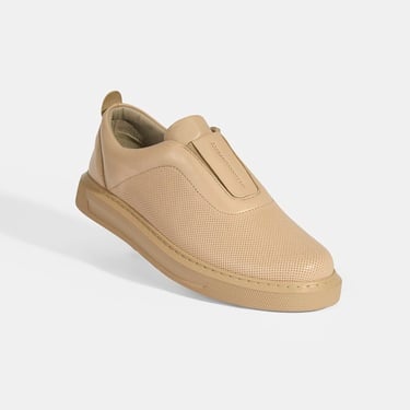  Kadın Bej Deri Günlük Ayakkabı