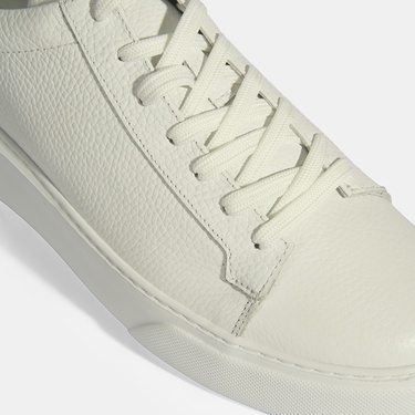  Reminya Beyaz Erkek Deri Bağcıklı Günlük Ayakkabı