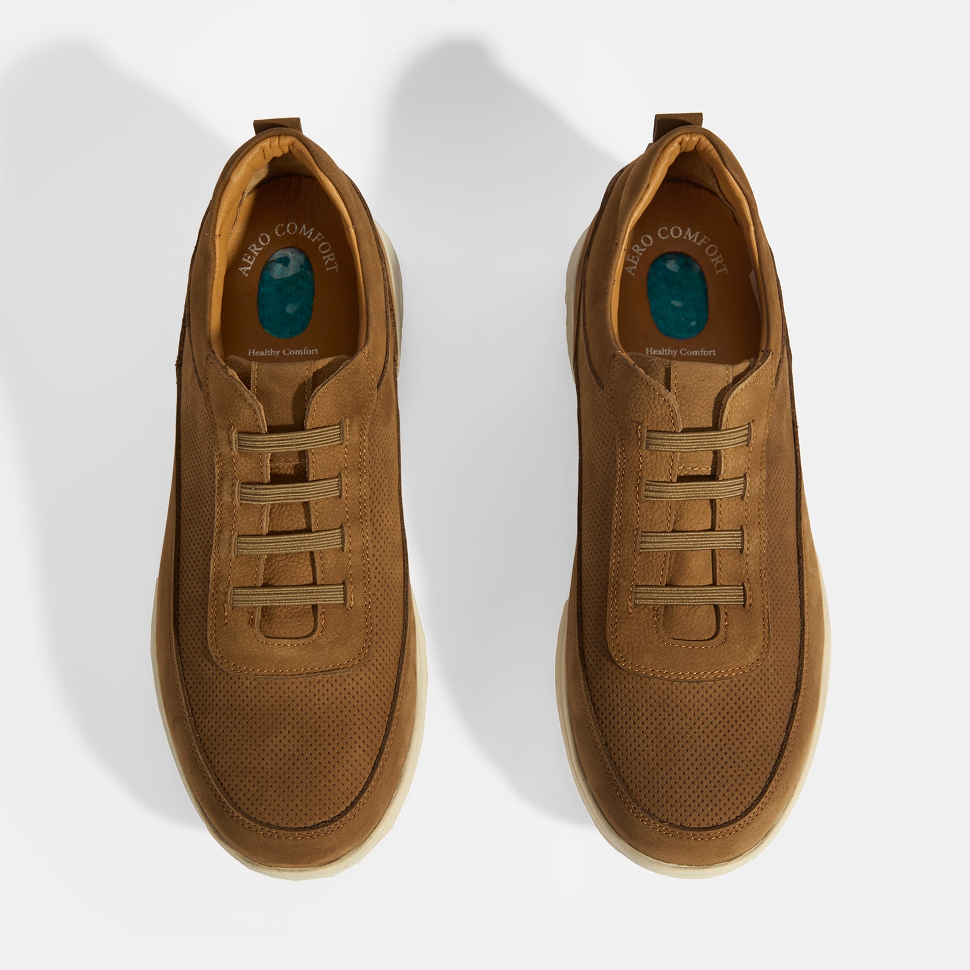 Erkek Taba DesaComfort Nubuk Deri Günlük Ayakkabı