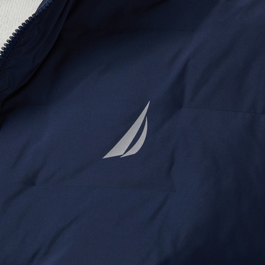  Nautica Erkek Lacivert Standart Fit Dik Yaka Mont