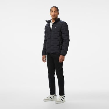  Nautica Erkek Siyah Standart Fit Dik Yaka Mont