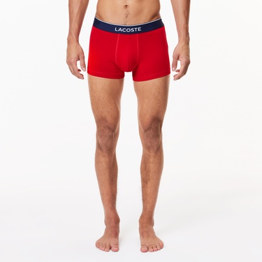 Lacoste Erkek 3'lü Renkli Boxer