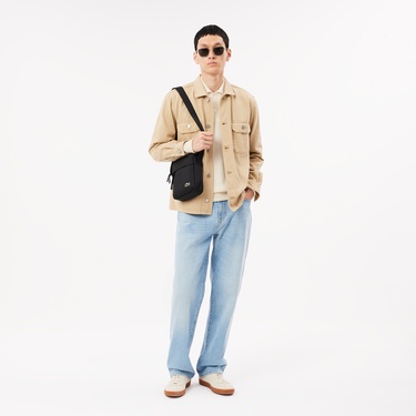  Lacoste Neocroc Unisex Siyah Postacı Çantası